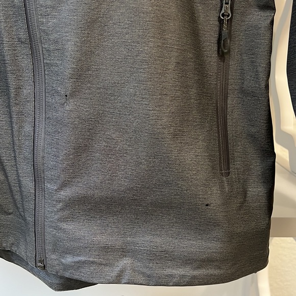 Columbia Titanium Outdry Ex Reign Hooded Waterproof Charcoal Jacket Women Size M - Picture 7 of 7